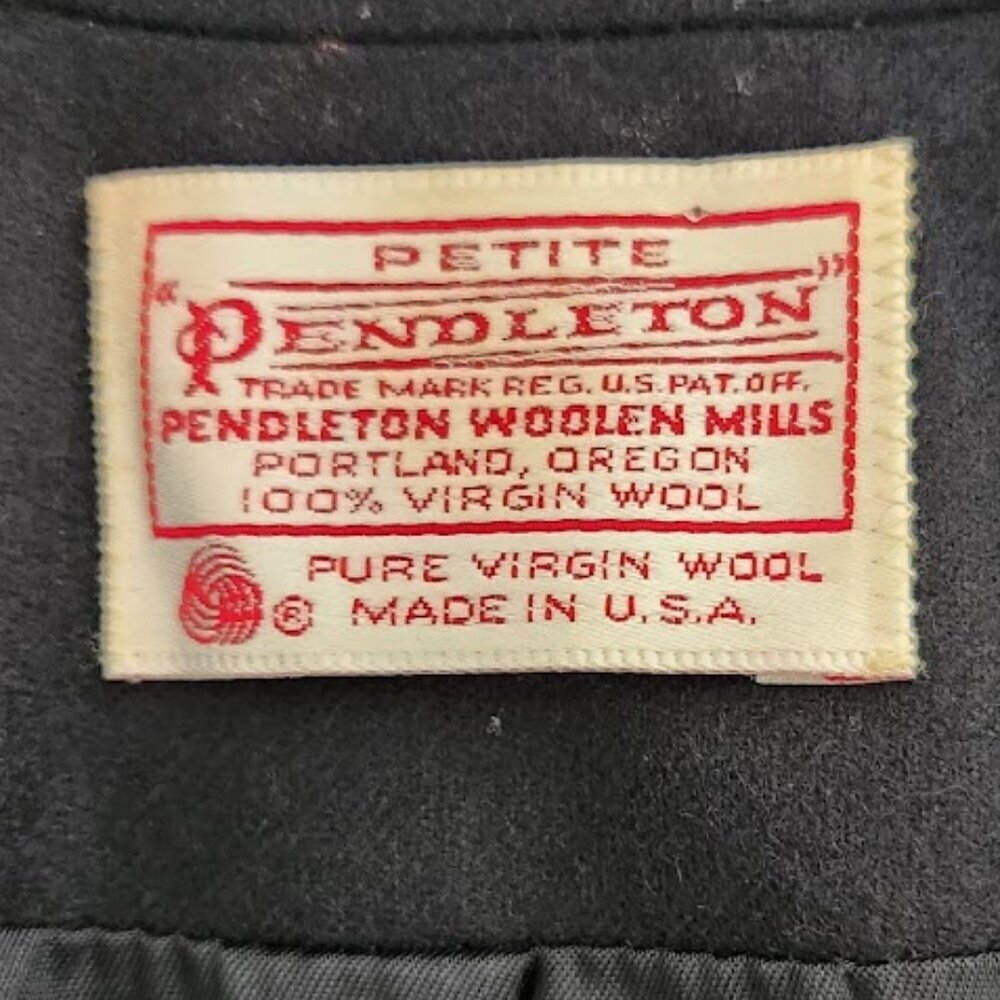 Pendleton Women's Petite Vintage Wool Blazer in size 6 - Picture 4 of 6